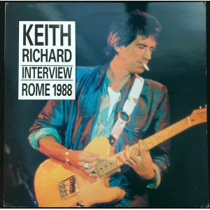 Rolling Stones KEITH RICHARD Interview Rome 1988 (Sympa Music – 34666) UK 1988 LP